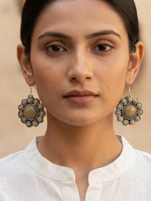 Banjara  Navratri Jewellry Chunky Earrings
