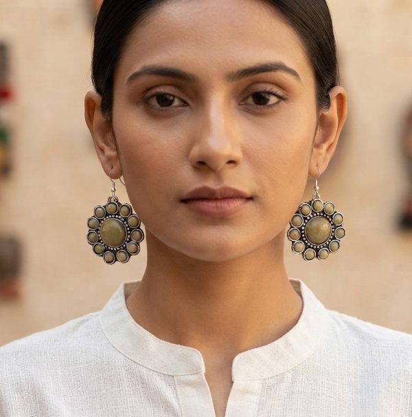 Banjara  Navratri Jewellry Chunky Earrings