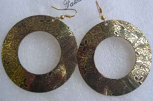 Girls Garba Gujarat Gold Earrings