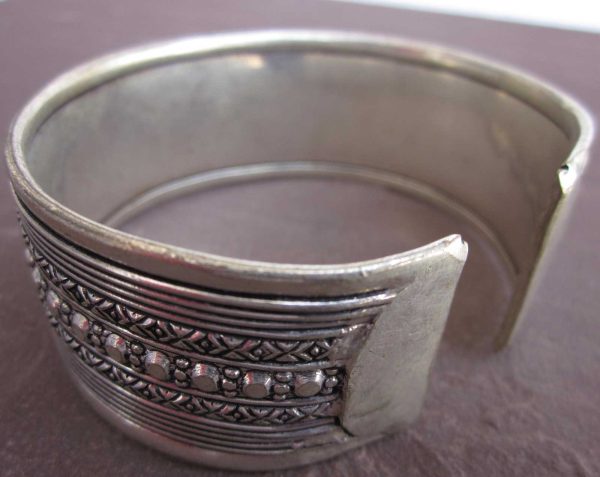 Silver Oxidized Brass Bracelets Kada