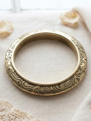 cf32_6 Girls Jewelry Golden Charm Bracelet Bangle Navratri Garba