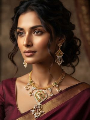 w114_5 Bollywood Necklace Earring Jewelry Festival Wear Wedding